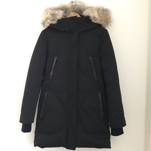SOIA & KYO Saundra down winter coat black size XS